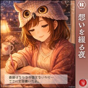 想いを綴る夜のカード