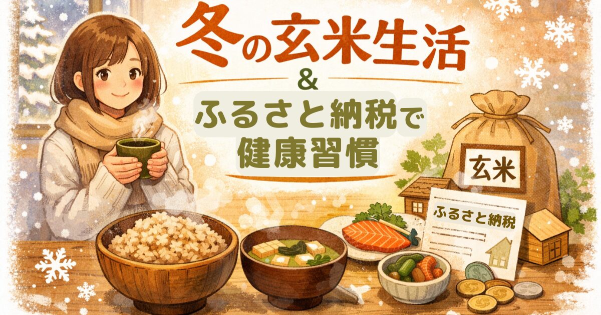 ❄️冬こそ見直したい食生活。私が「玄米」を選び続ける理由🍚