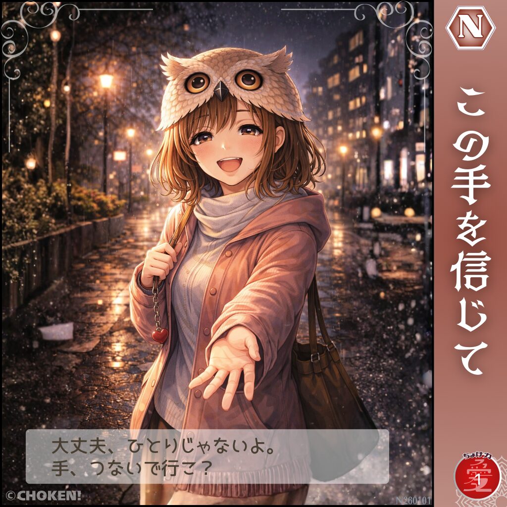 この手を信じてのカード