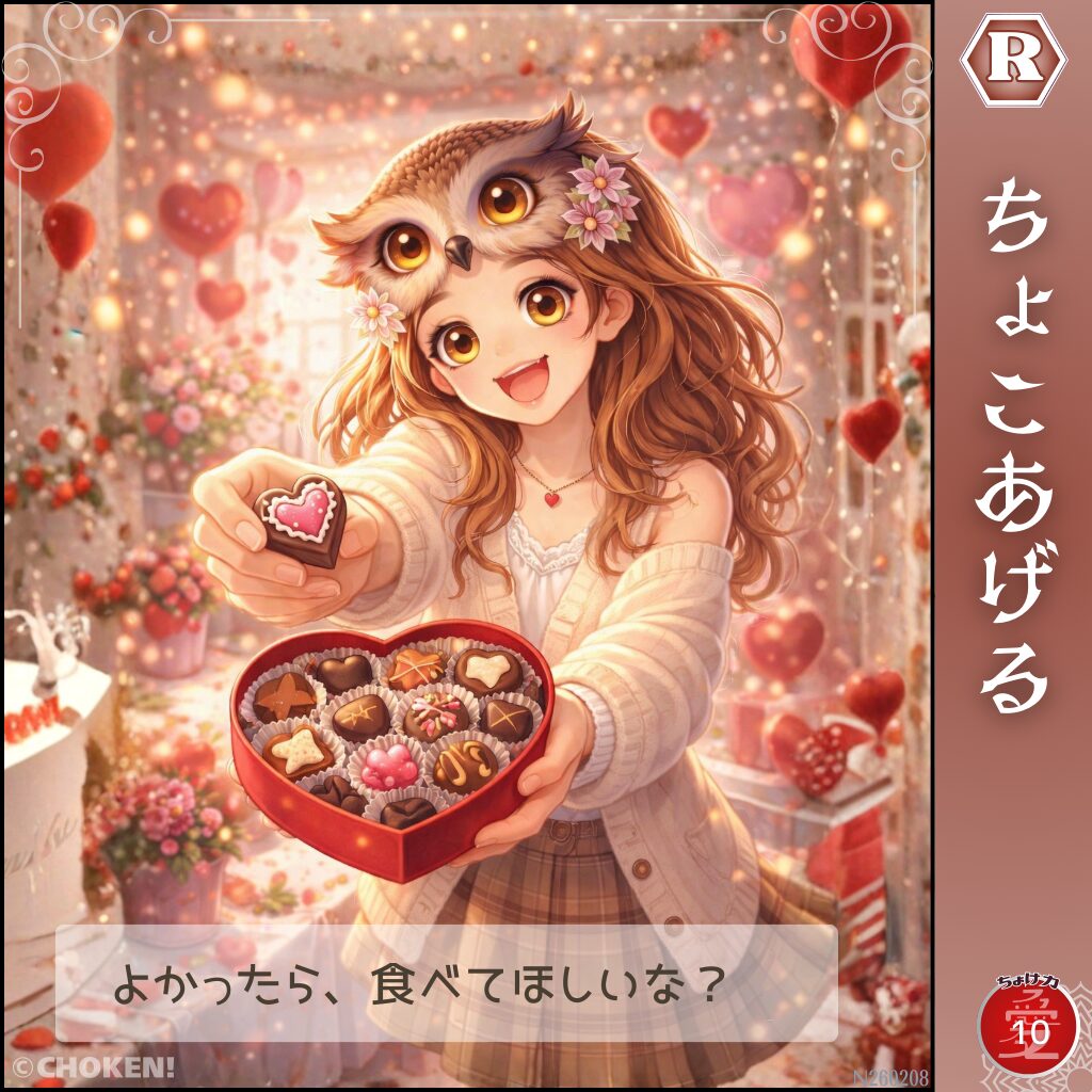 ちょこあげるのカード