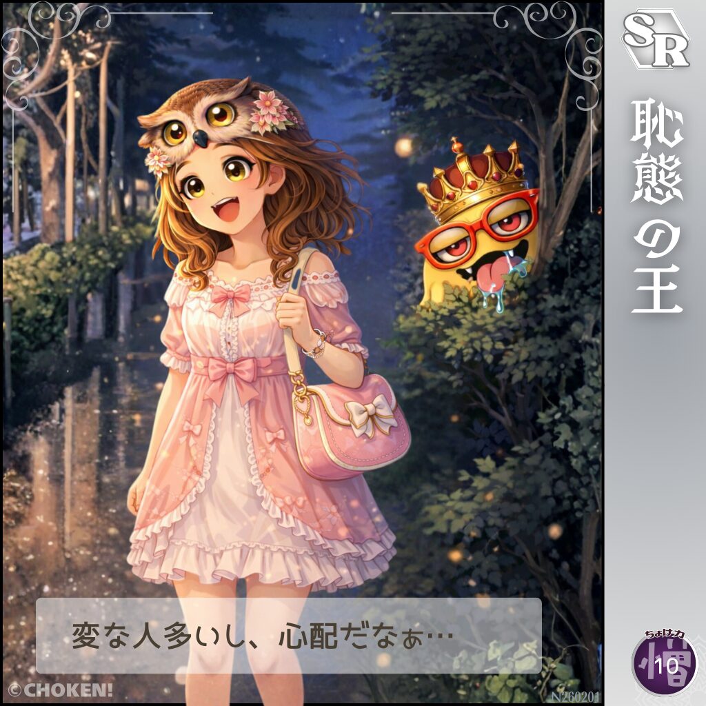 恥態の王のカード